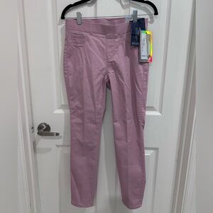 Women's Ankle-Length Cropped Pants - Dusty Pink